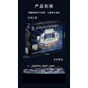 KAIYU K86102 86102 non  CÂU LẠC BỘ BÓNG ĐÁ CHELSEA STANFORD BRIDGE COURT (KHÓA HỌC PHÒNG XE HƠI) bộ đồ chơi xếp lắp ráp ghép mô hình Buildings STAMFORD BRIDGE STADIUM 4137 khối