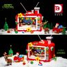 DK 711 non  TRUYỀN HÌNH GIÁNG SINH bộ đồ chơi xếp lắp ráp ghép mô hình Christmas 626 khối