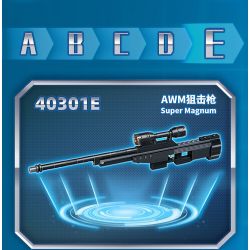 GUDI 40301 non  SÚNG TRƯỜNG TẤN CÔNG M416 8 TỔ HỢP bộ đồ chơi xếp lắp ráp ghép mô hình Gun SUPER SENTAI M416 ASSAULT RIFLE