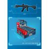 GUDI 40301 non  SÚNG TRƯỜNG TẤN CÔNG M416 8 TỔ HỢP bộ đồ chơi xếp lắp ráp ghép mô hình Gun SUPER SENTAI M416 ASSAULT RIFLE