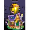 BALODY 21052 non  NGÔI NHÀ KẸO HALLOWEEN bộ đồ chơi xếp lắp ráp ghép mô hình Seasonal CANDY HOUSE Mùa Lễ Hội 780 khối