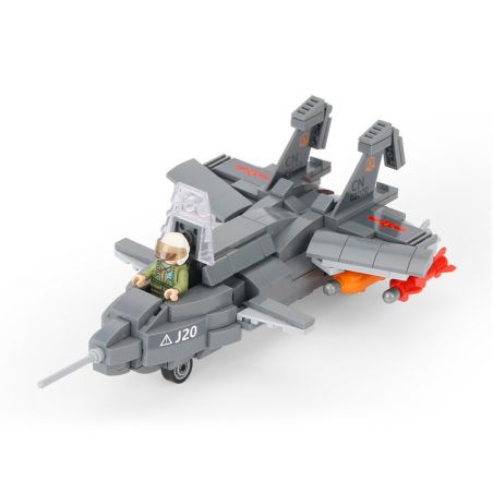 ACHKO 40012 non  MÁY BAY CHIẾN ĐẤU TUYỆT VỜI bộ đồ chơi xếp lắp ráp ghép mô hình Military Army FIGHTER Quân Sự Bộ Đội 331 khối