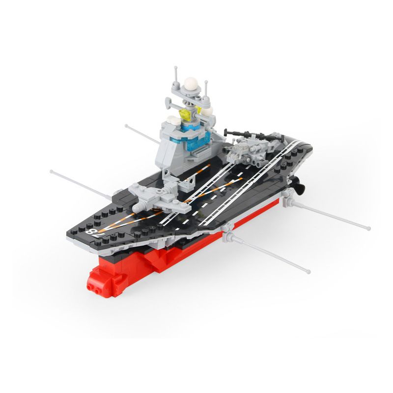 ACHKO 40011 non  VẬN CHUYỂN ĐIỆN HẠT NHÂN bộ đồ chơi xếp lắp ráp ghép mô hình Military Army FORD CLASS AIRCRAFT CARRIER Quân Sự Bộ Đội 403 khối