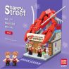 QuanGuan 100202 Quan Guan 100202 non  CỬA HÀNG TÔM bộ đồ chơi xếp lắp ráp ghép mô hình Creator HAPPY STREET Sáng Tạo 275 khối