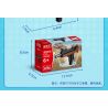 GUDI 40601 non  ĐẠI BÀNG SA MẠC 8 KẾT HỢP bộ đồ chơi xếp lắp ráp ghép mô hình Gun SUPER SENTAI Súng