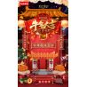 ACHKO 10003 non  NĂM CON BÒ bộ đồ chơi xếp lắp ráp ghép mô hình Chinese Traditional Festivals Lễ Hội Cổ Truyền 789 khối