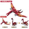 ACHKO 20016 20017 20018 20021 20022 20023 20024 20015 non  THẾ GIỚI KHỦNG LONG 4 RỒNG OVERON RAPTOR TAM GIÁC CÁNH bộ đồ chơi xếp lắp ráp ghép mô hình Creator 3 In 1 Sáng Tạo Với 3 Mẫu 1712 khối