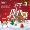 BALODY 21058 non  NHÀ BÁNH GỪNG bộ đồ chơi xếp lắp ráp ghép mô hình Christmas Giáng Sinh 1026 khối