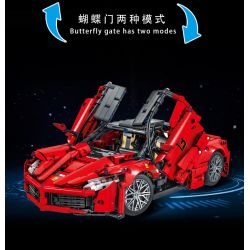 MorkModel 023014 Mork Model 023014 non  FERRARI LAFERRARI 1:12 tỷ lệ 1:12 bộ đồ chơi xếp lắp ráp ghép mô hình  Kỹ Thuật Công Nghệ Cao Mô Hình Phương Tiện 1659 khối