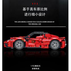 MorkModel 023014 Mork Model 023014 non  FERRARI LAFERRARI 1:12 tỷ lệ 1:12 bộ đồ chơi xếp lắp ráp ghép mô hình  Kỹ Thuật Công Nghệ Cao Mô Hình Phương Tiện 1659 khối