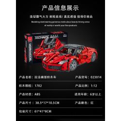 MorkModel 023014 Mork Model 023014 non  FERRARI LAFERRARI 1:12 tỷ lệ 1:12 bộ đồ chơi xếp lắp ráp ghép mô hình  Kỹ Thuật Công Nghệ Cao Mô Hình Phương Tiện 1659 khối