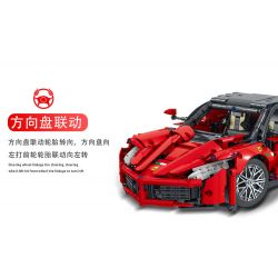 MorkModel 023014 Mork Model 023014 non  FERRARI LAFERRARI 1:12 tỷ lệ 1:12 bộ đồ chơi xếp lắp ráp ghép mô hình  Kỹ Thuật Công Nghệ Cao Mô Hình Phương Tiện 1659 khối