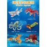 Kazi KY80045 80045 non  SEA WORLD 6 MÔ HÌNH CÁ MẬP ĐẦU BÚA CUA HOÀNG ĐẾ BẠCH TUỘC KHỔNG LỒ TÔM BỌ NGỰA ĐUÔI CHIM ĐỎ MEXICO ẨN SĨ bộ đồ chơi xếp lắp ráp ghép mô hình Creator OCEAN Sáng Tạo 1041 khối
