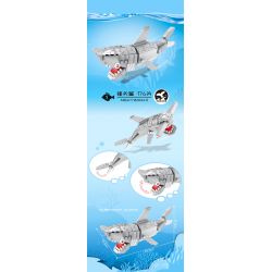 Kazi KY80045 80045 non  SEA WORLD 6 MÔ HÌNH CÁ MẬP ĐẦU BÚA CUA HOÀNG ĐẾ BẠCH TUỘC KHỔNG LỒ TÔM BỌ NGỰA ĐUÔI CHIM ĐỎ MEXICO ẨN SĨ bộ đồ chơi xếp lắp ráp ghép mô hình Creator OCEAN Sáng Tạo 1041 khối