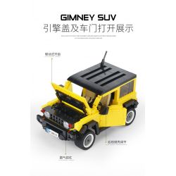 ACHKO 30021 non  JIMNY. bộ đồ chơi xếp lắp ráp ghép mô hình  Kỹ Thuật Công Nghệ Cao Mô Hình Phương Tiện 908 khối