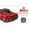 MorkModel 023014 Mork Model 023014 non  FERRARI LAFERRARI 1:12 tỷ lệ 1:12 bộ đồ chơi xếp lắp ráp ghép mô hình  Kỹ Thuật Công Nghệ Cao Mô Hình Phương Tiện 1659 khối