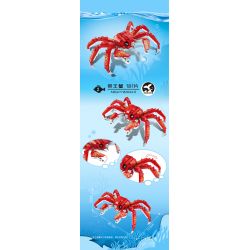 Kazi KY80045 80045 non  SEA WORLD 6 MÔ HÌNH CÁ MẬP ĐẦU BÚA CUA HOÀNG ĐẾ BẠCH TUỘC KHỔNG LỒ TÔM BỌ NGỰA ĐUÔI CHIM ĐỎ MEXICO ẨN SĨ bộ đồ chơi xếp lắp ráp ghép mô hình Creator OCEAN Sáng Tạo 1041 khối
