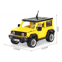 ACHKO 30021 non  JIMNY. bộ đồ chơi xếp lắp ráp ghép mô hình  Kỹ Thuật Công Nghệ Cao Mô Hình Phương Tiện 908 khối