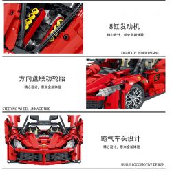 MorkModel 023014 Mork Model 023014 non  FERRARI LAFERRARI 1:12 tỷ lệ 1:12 bộ đồ chơi xếp lắp ráp ghép mô hình  Kỹ Thuật Công Nghệ Cao Mô Hình Phương Tiện 1659 khối