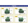 SEMBO 207101 207102 207103 207100 non  CÁC MẪU LIFE WAR 4 M5 STUART XE TĂNG M26 PERSHING CHIẾN ĐẤU CHỦ LỰC M60 BỌC THÉP CHỞ QUÂN M113 bộ đồ chơi xếp lắp ráp ghép mô hình Military Army SURVIVAL WARFARE Quân Sự Bộ Đội 708 khối