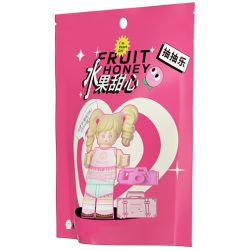 WEKKI WJ517101A 517101A non  NGƯỜI YÊU TRÁI CÂY VITALITY GIRL MINIFIGURE MÓC KHÓA VUI NHỘN bộ đồ chơi xếp lắp ráp ghép mô hình Key Chain FRUIT HONEY
