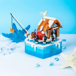 PANTASY 61001 61002 61003 61004 non  TƯƠNG TÁC TRẺ CON 4 BBQ TUYẾT XƯƠNG RỒNG BẦU TRỜI NGƯỜI HÚT THUỐC HẠNH PHÚC bộ đồ chơi xếp lắp ráp ghép mô hình Arts & Crafts