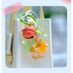 WEKKI WJ517101A 517101A non  NGƯỜI YÊU TRÁI CÂY VITALITY GIRL MINIFIGURE MÓC KHÓA VUI NHỘN bộ đồ chơi xếp lắp ráp ghép mô hình Key Chain FRUIT HONEY