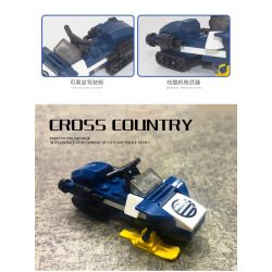 XINGBAO XB-57001 57001 XB57001 non  CÔNG AN THÀNH PHỐ (8 TRONG 1) bộ đồ chơi xếp lắp ráp ghép mô hình City CITY POLICE