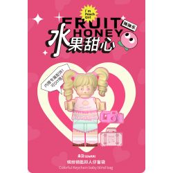 WEKKI WJ517101A 517101A non  NGƯỜI YÊU TRÁI CÂY VITALITY GIRL MINIFIGURE MÓC KHÓA VUI NHỘN bộ đồ chơi xếp lắp ráp ghép mô hình Key Chain FRUIT HONEY