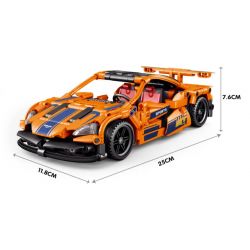 ACHKO 60010 YIMU YM-108 non  MCLAREN BACK BUS. bộ đồ chơi xếp lắp ráp ghép mô hình  Kỹ Thuật Công Nghệ Cao Mô Hình Phương Tiện 428 khối