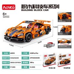 ACHKO 60010 YIMU YM-108 non  MCLAREN BACK BUS. bộ đồ chơi xếp lắp ráp ghép mô hình  Kỹ Thuật Công Nghệ Cao Mô Hình Phương Tiện 428 khối