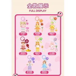WEKKI WJ517101A 517101A non  NGƯỜI YÊU TRÁI CÂY VITALITY GIRL MINIFIGURE MÓC KHÓA VUI NHỘN bộ đồ chơi xếp lắp ráp ghép mô hình Key Chain FRUIT HONEY