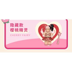 WEKKI WJ517101A 517101A non  NGƯỜI YÊU TRÁI CÂY VITALITY GIRL MINIFIGURE MÓC KHÓA VUI NHỘN bộ đồ chơi xếp lắp ráp ghép mô hình Key Chain FRUIT HONEY