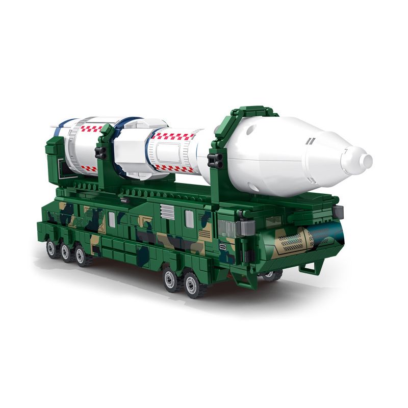 INBRIXX 691010 non  VỤ PHÓNG TÊN LỬA VẬN TẢI TRƯỜNG CHINH 6 THÁNG 3 bộ đồ chơi xếp lắp ráp ghép mô hình Space Thám Hiểm Không Gian 702 khối