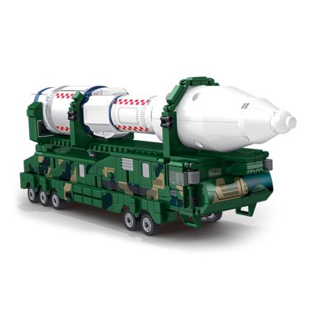 INBRIXX 691010 non  VỤ PHÓNG TÊN LỬA VẬN TẢI TRƯỜNG CHINH 6 THÁNG 3 bộ đồ chơi xếp lắp ráp ghép mô hình Space Thám Hiểm Không Gian 702 khối