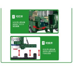 INBRIXX 691010 non  VỤ PHÓNG TÊN LỬA VẬN TẢI TRƯỜNG CHINH 6 THÁNG 3 bộ đồ chơi xếp lắp ráp ghép mô hình Space Thám Hiểm Không Gian 702 khối