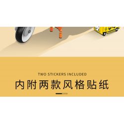 BALODY 21060 non  B.DUCK XE MÁY bộ đồ chơi xếp lắp ráp ghép mô hình Motorcycle Motorbike B.DUCK MOTORCYCLE CLUB Xe Hai Bánh 1116 khối