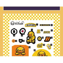 BALODY 21060 non  B.DUCK XE MÁY bộ đồ chơi xếp lắp ráp ghép mô hình Motorcycle Motorbike B.DUCK MOTORCYCLE CLUB Xe Hai Bánh 1116 khối