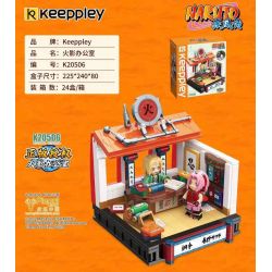 KEEPPLEY K20506 20506 non  MÌ VĂN PHÒNG bộ đồ chơi xếp lắp ráp ghép mô hình NARUTO