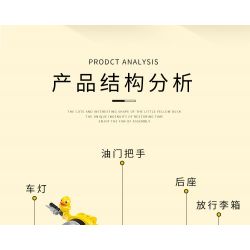 BALODY 21060 non  B.DUCK XE MÁY bộ đồ chơi xếp lắp ráp ghép mô hình Motorcycle Motorbike B.DUCK MOTORCYCLE CLUB Xe Hai Bánh 1116 khối