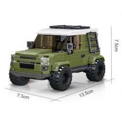 ACHKO 50027 non  SUV. bộ đồ chơi xếp lắp ráp ghép mô hình Racers Đua Tốc Độ 266 khối