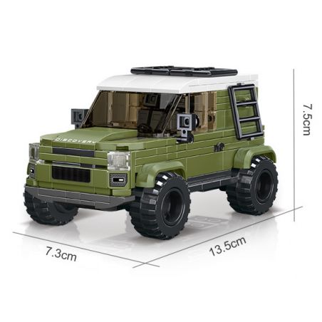 ACHKO 50027 non  SUV. bộ đồ chơi xếp lắp ráp ghép mô hình Racers Đua Tốc Độ 266 khối