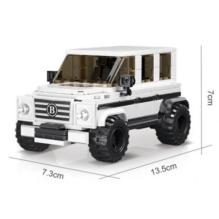 ACHKO 50026 non  SUV. bộ đồ chơi xếp lắp ráp ghép mô hình Racers Đua Tốc Độ 265 khối