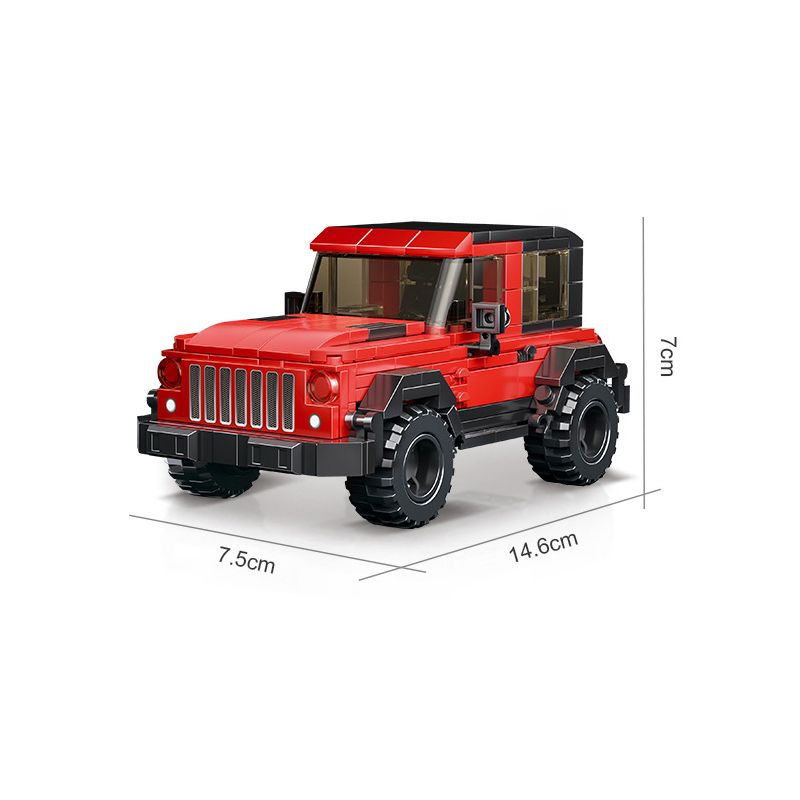 ACHKO 50025 non  SUV. bộ đồ chơi xếp lắp ráp ghép mô hình Racers Đua Tốc Độ 317 khối