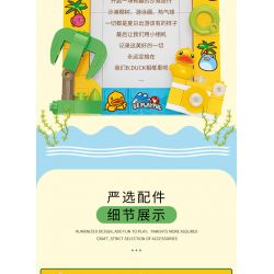 BALODY 21062 non  KHUNG ???NH B.DUCK bộ đồ chơi xếp lắp ráp ghép mô hình Miscellaneous Lung Tung 157 khối
