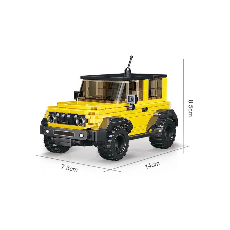 ACHKO 50024 non  SUV. bộ đồ chơi xếp lắp ráp ghép mô hình Racers Đua Tốc Độ 335 khối