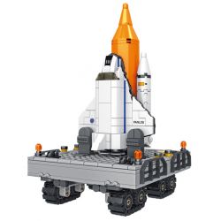 INBRIXX 691008 non  TÀU CON THOI VẬN CHUYỂN bộ đồ chơi xếp lắp ráp ghép mô hình Space Thám Hiểm Không Gian 493 khối