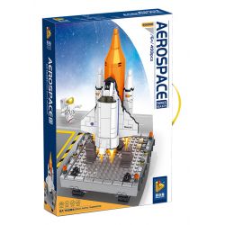 INBRIXX 691008 non  TÀU CON THOI VẬN CHUYỂN bộ đồ chơi xếp lắp ráp ghép mô hình Space Thám Hiểm Không Gian 493 khối