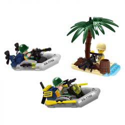 XINGBAO XB-57007 57007 XB57007 non  QUA CHIẾN TRƯỜNG (BỐN TRONG MỘT) bộ đồ chơi xếp lắp ráp ghép mô hình Military Army ACROSS THE BATTERFIELD Quân Sự Bộ Đội