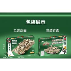 SEMBO 203110 non  XE TĂNG CHIẾN ĐẤU CHỦ LỰC TYPE 99A bộ đồ chơi xếp lắp ráp ghép mô hình Military Army TYPE 99A MAIN BATTLE TANK Quân Sự Bộ Đội 1256 khối